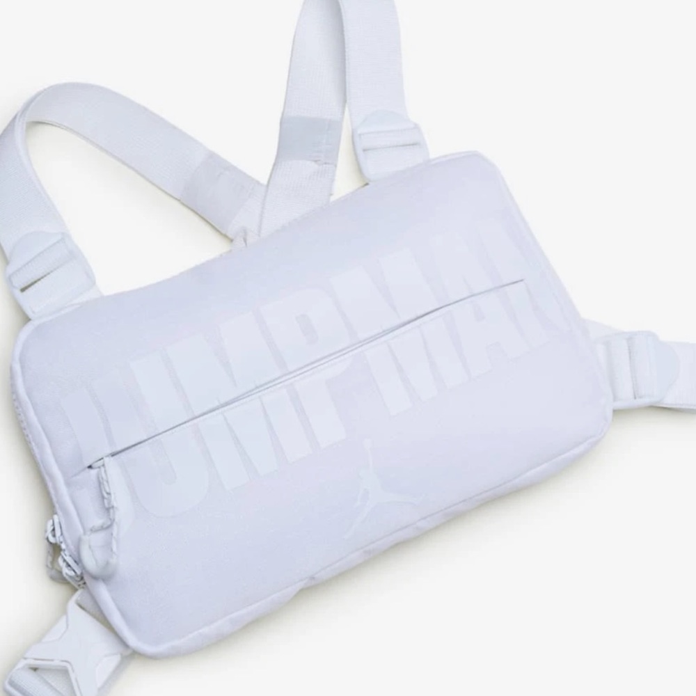 BRAND NEW AIR JORDAN JUMPMAN CHEST RIG WHITE
